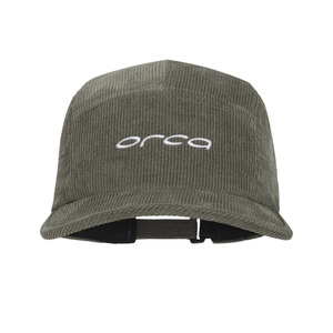 All Tri Openwater: ORCA - Corduroy Cap - Dark Green