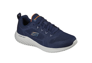 Mens Skechers Bounder – Rinstet Navy