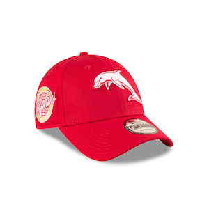 NRL Hats: New Era NRL Dolphins 9Forty Badged Cap