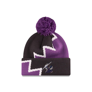 NRL Accessories: New Era Zig Zag Storm Beanie Kids