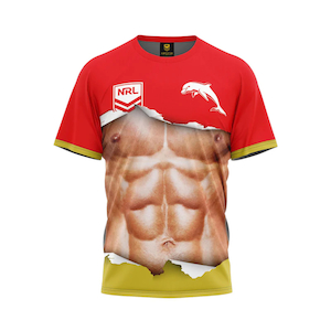 Nrl: NRL Dolphins “Ripped” Tee