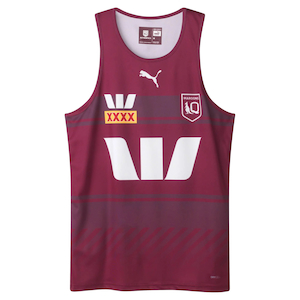 QLD Maroons 2025 Training Singlet