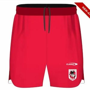 NRL Dragons Training Shorts – Red