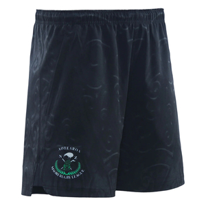 Supporters Gear: NZ Maori 2025 Training Shorts Charcoal