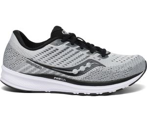 Mens Footwear: Saucony Men’s Ride 13 – Alloy/Black