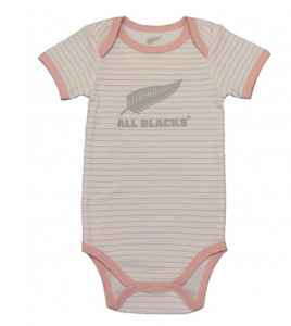 All Blacks Pink Stripes Bodysuit