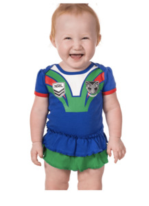 NRL Warriors Frill Footysuit