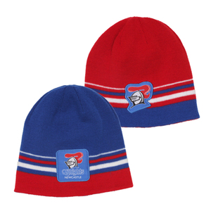 Nrl: NRL Knights Beanie Reversible