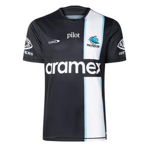 Products: NRL Sharks 2026 Pro Training Tee – Away