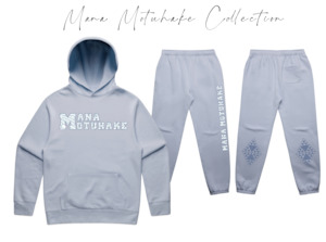 Mana Motuhake Collection: MM Hood & Trackies (Powder)