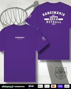Rangimarie Netball Club: Rangimarie Tee