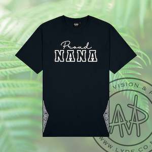 Whanau Collection: Proud Nana Tee (Adults)