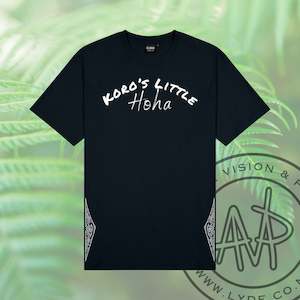 Whanau Collection: Koros Little Hoha Tee (Adults)