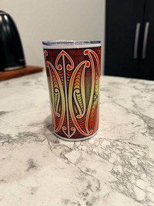 Drinkware: AVP Kapu 12oz Tumbler (Orange/Yellow)