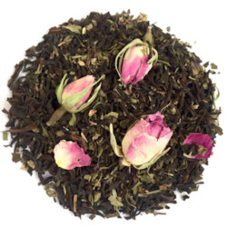 Black Tea: Peppermint & Rose Tea