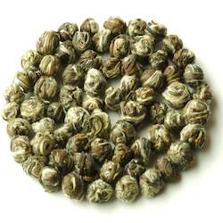 Green Teas: Dragon Phoenix Pearls