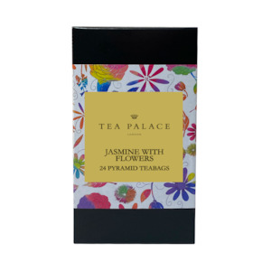 Teabags: Jasmine with Flowers 24 Pyramid Teabags