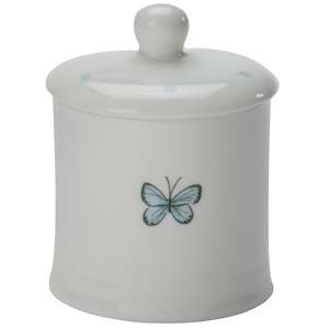 Teacups Mugs: Blue Butterfly Sugar Bowl