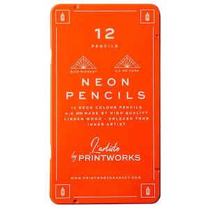 Printworks: Printworks Colour Pencil Set - Neon