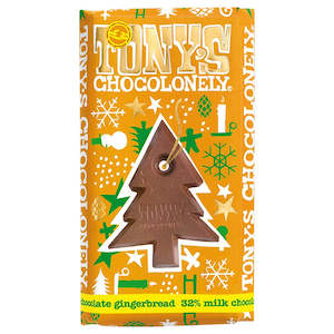 Tony's Chocolonely 180g Milk Chocolate Gingerbread