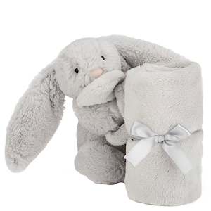 Jellycat London: Jellycat London Bashful Silver Bunny Soother