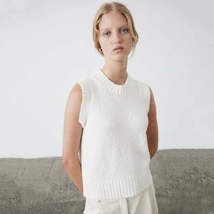 Womens Tops: Laing Leo Tank - Milk