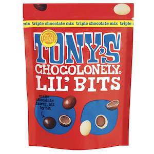 Tony's Chocolonely Milk Chocolate Lil' Bits - Triple Chocolate Mix