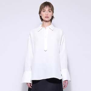 Womens Tops: Neris It Girl Shirt - Rice