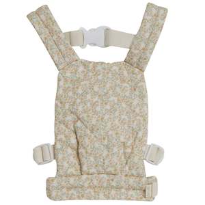 Dolls Accessories: Olli Ella Dinkim Doll Quilted Carrier - Gardenia