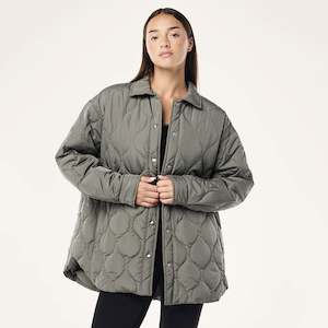 Womens Jackets Coats: P.E Nation Moment Jacket - Dusty Olive
