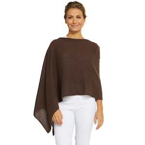 Classic Cashmere Topper - Mocha