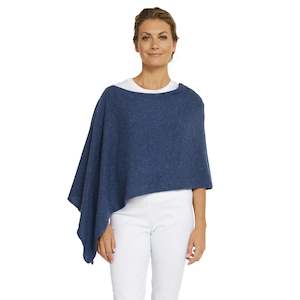 Classic Cashmere Topper - Denim
