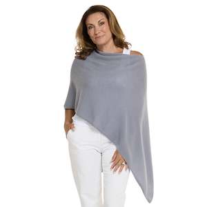 Classic Cashmere Topper - Sterling