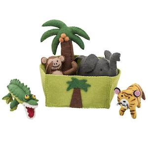 Pashom Nepal Felt Playset - Jungle