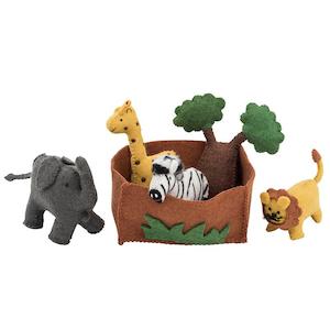 Pashom Nepal Felt Playset - African