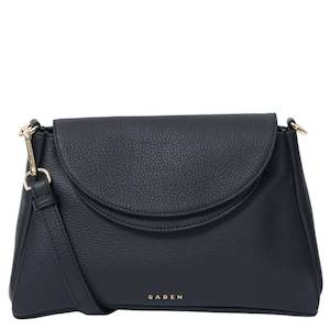 Handbags: Saben Beckett Shoulder Bag - Black Luxe
