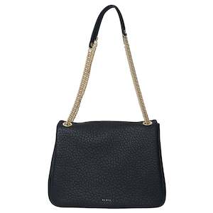 Saben Florence Shoulder Bag - Black Bubble