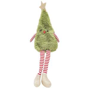 Fluffy Christmas Tree Soft Toy Decoration - Large