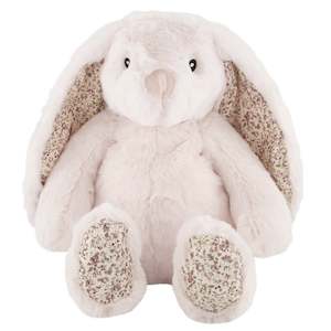 Lily & George Plush Bunny - Flopsy Floral Sweet Pink