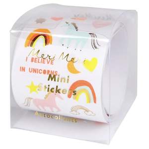 Stickers Stationery: Meri Meri Mini Stickers - Unicorn