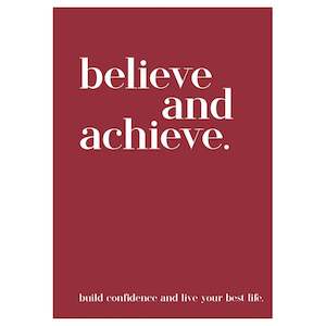 Modern Quotable - Believe and Achieve