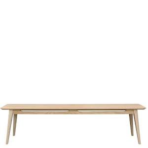 Furniture: Rokke Solid Oak Coffee Table / Bench