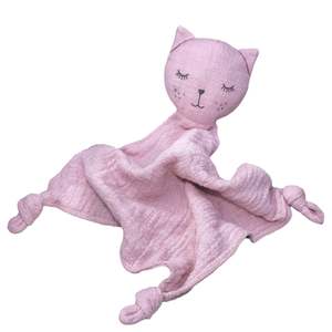 Swaddles Comforters Rattles: Lily & George Baby Comforter - Rose the Cat