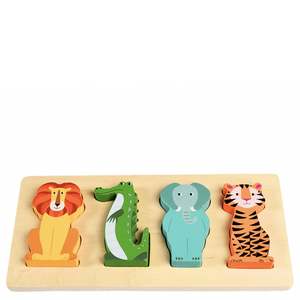 Toys Games: Rex London Colourful Creatures Wooden Puzzle