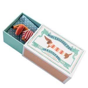 Toys Games: Rex London Mini Sausage Dog in a little box