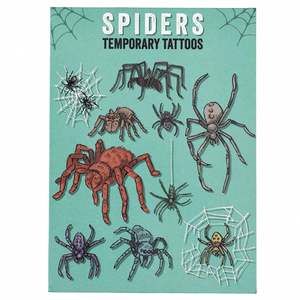 Stickers Stationery: Rex London Temporary Tattoos - Spiders