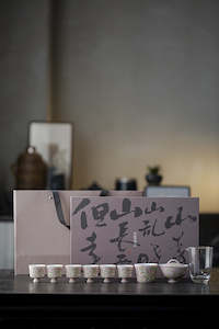 Best Sellers: Cangyan red glaze under-colour hand-painted tea set