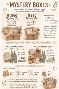 Products: Pēpi Boxes (12-18 months & 18-24 months)