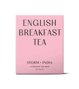 Storm India: Storm & India English Breakfast - Teabags