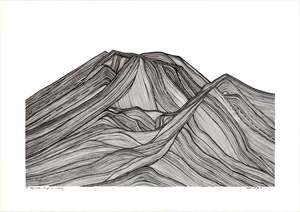 Monni: MONNI Art Print | Mt Ngauruhoe - Tongariro Crossing